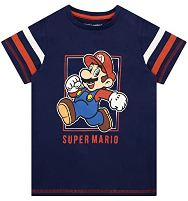 SUPER MARIO BROS Jungen T-Shirt Blau 134