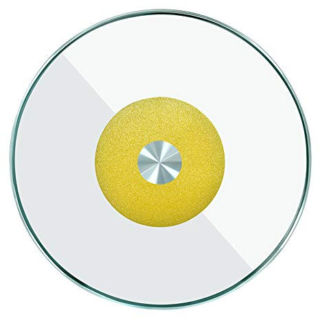 ZAKSEM Plateau tournant en Verre trempé pour Table à Manger Grand Plateau tournant Plateau de Service Rond de 80 cm avec roulements Silencieux Stable et Pas Facile à Incliner