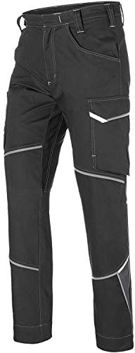 KÜBLER Workwear | KÜBLER ICONIQ Arbeitshose | schwarz/anthrazit | Größe 50