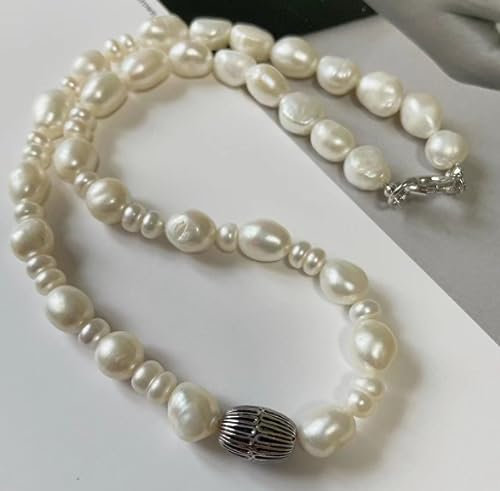Focisa Perlenhalskette Modeschmuck Designer T Show Laufstegkleider Seltene Boho-Tops