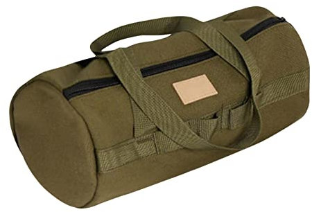 Lambo Zelthering-Tasche | Große Canvas-Tasche | Handwerkertasche mit großem Fassungsvermögen, reißfest, Ringdesign zum Aufhängen, verschleißfest, für 30 cm große Zeltheringe