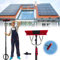 SADOMAIN 3.6-6m Wasserführende Teleskopstange Glasdach PV Anlage Reinigungsgerät 3-in-1 Waschgeräte Werkzeug Mit Teleskopstange Und Schlauchspray terrassendach reinigungsgeräte (55cm Brush Head,6M)