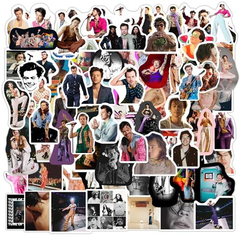 GTOTd Harry Singer Styles Stickers Aufkleber (100 Stück) Star Geschenke Merch für Laptop Wasserflasche Telefon Zubehör Auto Stoßstange Fenster Helm Dekor Teens