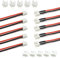 JST-XH - 5 pares de conectores macho y hembra de 2,54 mm, 2 pines, 1S, con cables de silicona de 20 cm para impresora 3D Woodland Just Plug Lights