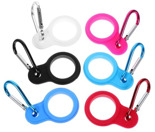 YARNOW 4sets Bottle Buckle Hook Backpack Accessory for Runners Carabiner Bottle Clip 6pcs*4 Random Color