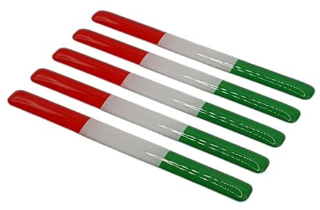 Sticker resinato 3D bandiera italiana 5mm x 56 mm