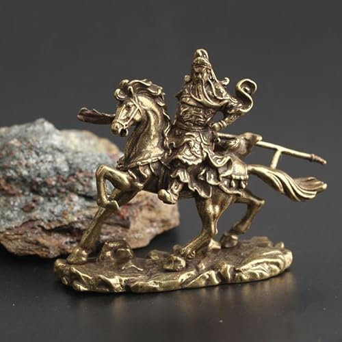ZAMETTER Divine Protection Statue Chinois Dieu De La Richesse Guan Gong En Cuivre Pour BéNéDictions,Guan Gong Statue Cuivre Statue De Guan Gong