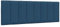 vidaXL Kopfteil-Kissen Hanko Blau 120 cm Stoff, Kopfteilkissen, Kopfkissen, Lesekissen, Kopfteilpolster, Rückenkissen, Kissen-Kopfteil, Kopfteil Polster
