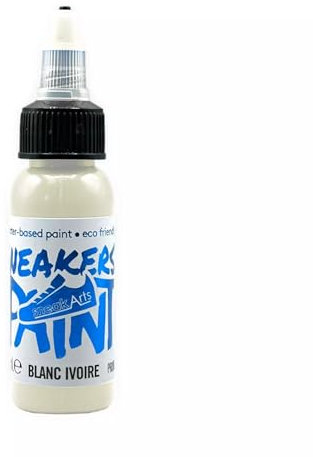SneakArts Vernice per pelle e tessuto - 30ml (Bianco Avorio)