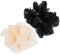 TOVINANNA 2pièces Pinces À Cheveux Chiffon Avec Strass Clips À Cheveux Élégants Pour Femmes Accessoires De Coiffure Pour Cheveux Épais Et Fins Noir