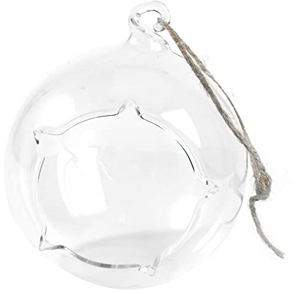 BATHVEVE 1stück Hängendes Glas-sukkulententöpfchen Durchmesser Für Mikro-Landschaft Dekoratives Pflanzgefäß Aus Hochwertigem Transparentem Glas Für Garten Und Wohnungsdeko
