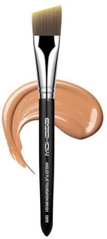 EIGSHOW Foundation Pinsel, Masken Pinsel Flach, Abgewinkelter Flacher Schminkpinsel, Weicher Flexibler Makeup Pinsel, Primer Makeup Pinsels, Ideal Für Cremige Pudrige Oder Flüssigfoundation(E870B)