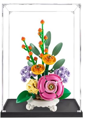 Vitrina acrílica para Lego 40762 - Juego de construcción de plantas mixtas en macetas, caja expositora a prueba de polvo y vitrina, caja de exhibición compatible con Lego 40762, solo vitrina (2 mm) (2