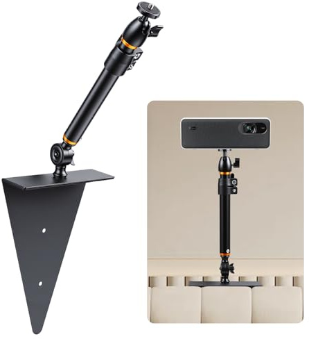 STEEIRO Support de projecteur, pour lit et canapé, longueur réglable 33 à 45 cm, design caché, compatible avec 99 % de projecteurs XGI-MI, Nebu-la Van-KYO Ep-Son (33 à 45 cm)