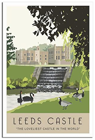 Jigsaw Puzzle 2000 Piece，Leeds Castle Kent Classic puzzle 3D puzzle diy kit paper toys unique gift residential culture 100x70cm