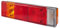 HELLA Rückleuchte - Glühlampe - 24V / 12V - Anbau/geschraubt - ECE/ADR/GGVS - Lichtscheibenfarbe: mehrfarbig - Stecker: Schraubkontakt - rechts/links - Menge: 1 - 2VP 007 323-021