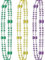 Amscan 390885AM 6 St-ck Crown Mardi Gras Beads 32 in.