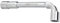 Karx 07027 Clé à pipe débouchée en Chrome Vanadium 14 mm
