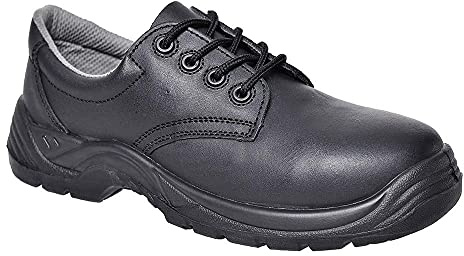 Portwest Portwest Compositelite Safety Shoe S1P, Size: 37, Colour: Black, FC14BKR37
