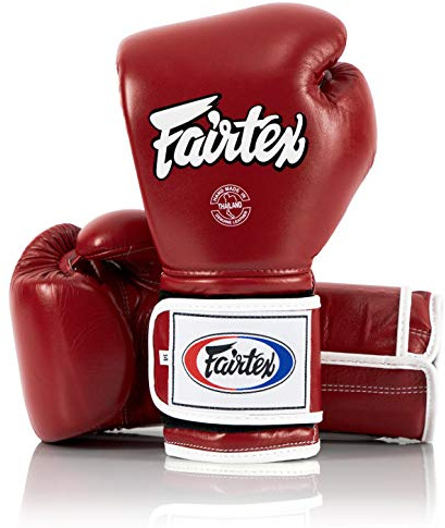 Fairtex Muay Thai boxningshandskar BGV9 - Heavy Hitter mexikansk stil, tränings- och sparringshandskar för kickboxning MMA K8
