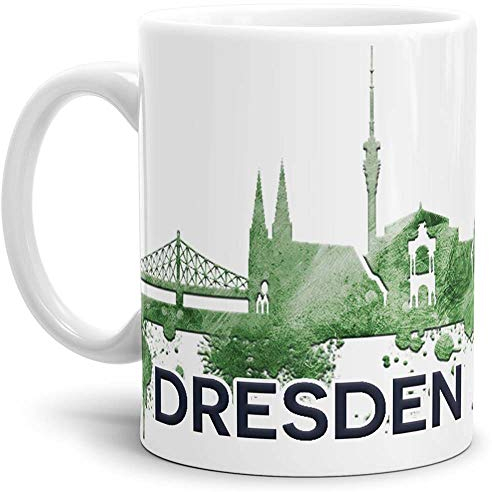 Tassendruck Dresden-Tasse Skyline - Kaffeetasse/Mug/Cup - Qualität Made in Germany