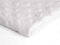 Winky Minkee flauschiger Plüschstoff mit Herzprägung 50 x 155 cm (Weiß Nr.1)