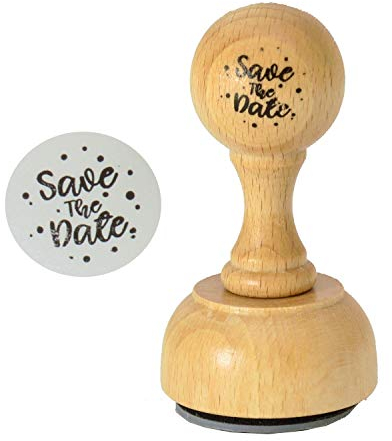 Unbekannt Save The Date Holzstempel - Bürostempel