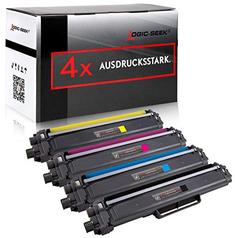 Logic-Seek 4 Toner kompatibel ersetzt Brother TN247CMYK TN-247 TN-243 für Brother HL-L3230CDW HL-L3270CDW