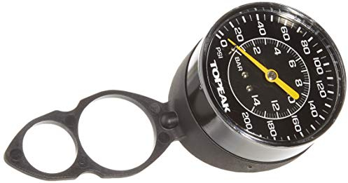 TOPEAK Gauge Set - Joe Blow Twin Turbo Spare Parts Pump Adult Unisex, Black, One Size