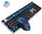 Meccanica E Kit Tastiera E Mouse Wired Tastiera Gaming, Pannello di Lega di Alluminio Adatto for Desktop Computer Notebook E-Sports (Color : Green Shaft)