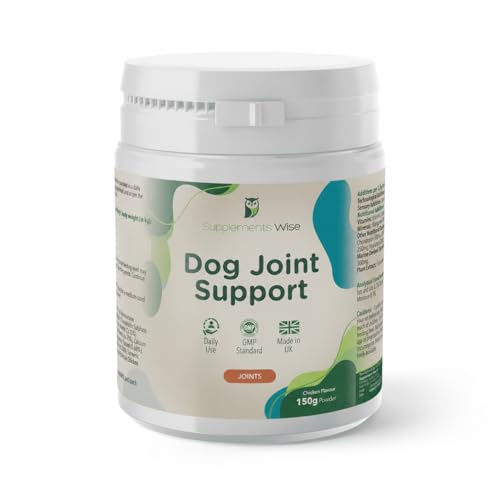 Joint Powder for Dogs - Includes Green Lipped Mussel for Dogs & Glucosamine - Joint Supplements for Your Young or Senior Dog - Mobility Support -150g Chicken Flavour