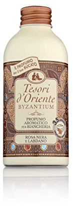 Tesori d'Oriente - Profumatore Bucato Lavatrice Byzantium, dalle Note Fiorite della Rosa Nera, Ideato per Donare ai tuoi Capi una Fragranza Intensa e Duratura, per Tutti i Tipi di Tessuto, 250 ml