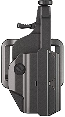 Orpaz T41 Adjustable and Modular CZ 75 Holster Compatible with OWB CZ 75 Holder with Light/Laser/Optics, Belt Loop Attachment - Unisex - Will Secure Your Handgun with a Tactical Appearance