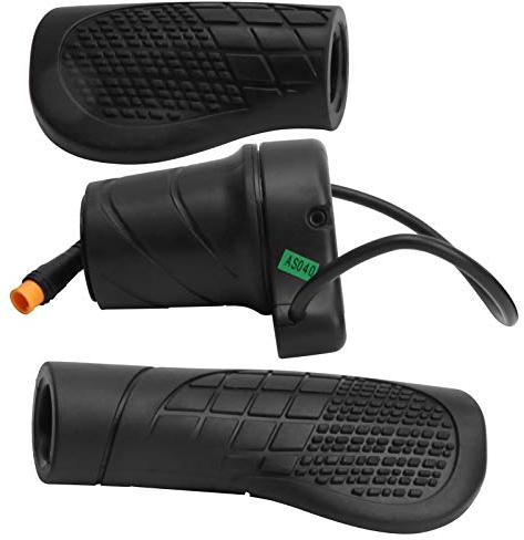 Half Twist Gasgriff, Gummi Half Speed ​​Control Lenker Beschleuniger Schaltgriff Wasserdichtes Gasgriff Ebike Gelenk Elektrofahrrad Mountainbike Scooter Motorrad Drehgriff Umbausatz Modifiziertes Teil