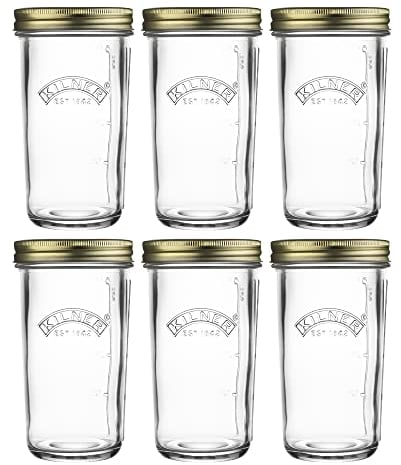 Kilner Wide Mouth Jars - 0.5Ltr (Box 6) Exclusive Set