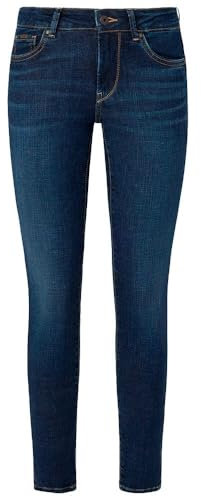 Pepe Jeans Damen Skinny Jeans Lw, Blau (Denim-xw5), 30W x 32L