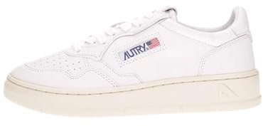 AUTRY Scarpe Sneakers in Pelle Soft Bianco AULM GG04 (Bianco, Sistema Taglie Calzature EU, Adulto, Donna, Numero, Media, 37)