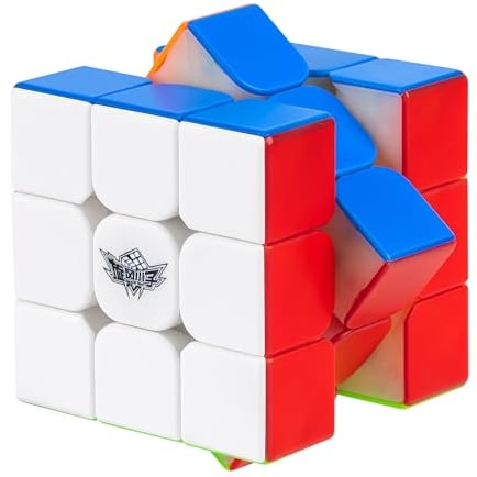 D-FantiX Magnetischer Zauberwürfel Speed Cube 3x3x3, Cyclone Boys Professional Stickerless Magnetic Cube, Magnet Magic Cube Puzzle Spielzeug für Kinder und Erwachsene, Lösen Brain Teaser Geschenkidee