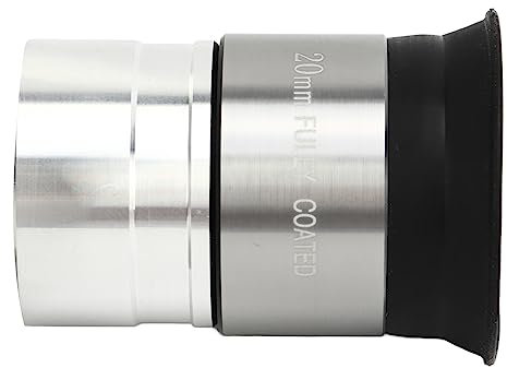 Astronomy Telescope Eyepiece, 20mm Focal Length Telescope Eyepiece, Optical Glass High Definition Telescope Eyepiece Lens with 1.25in Filter Thread