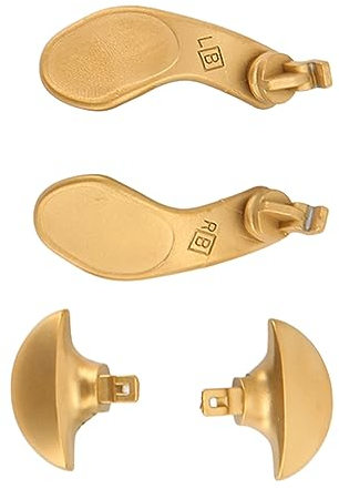 PS5-Rückpaddel für den PS5-Controller Edge PS5-Controller-Paddles Zurück-Tasten für den PS5-Controller PS5-Paddles-Aufsatz für PS5-Metallrückseitentasten Strike Pack (Gold)