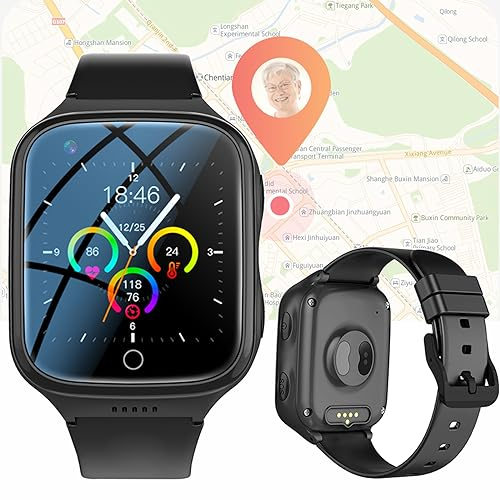 Weyot SOS Armband Hausnotruf Notruf Armband FüR Die Pflege Von Senioren Altenpflege GPS Tracker Smartwatch Notfallknopf für Senioren Notfall Armband für Erwachsene