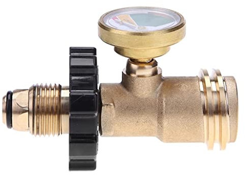 Propane Gas Gauge Meter Tank Built-in Leak Detector Universal for Propane Tank Gas Cylinder