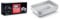 Weber Gas Canisters | 3 x 445g Cartridge Multi Pack | Small Gas Canister BBQ Fuel | Disposable Butane/Propane Cannisters | One Way Aluminium Cartridges & 6415 Drip Pans 10-Piece, Small, Silver