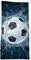 Football Badetuch, Kinder Football Handtuch, Baumwolle Frottee Velours Badetuch Dunkelblau Marineblau Football, Jungs Schnell Trocknend Strandtuch Stranddecke Saugfähig Leicht Badehandtuch Reisetuch