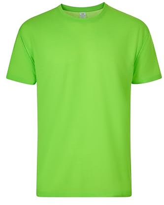 Mukua Derby, Camiseta Unisex Poliéster Tacto Algodón, Color Fluor Lime, Talla 4XL