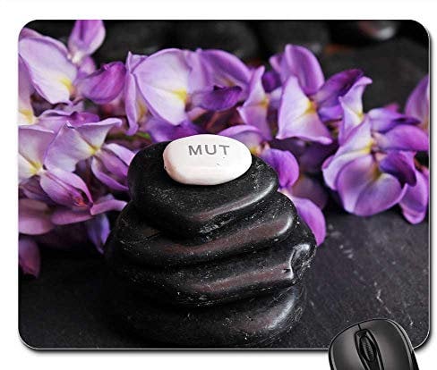Mousepad, Balance Meditation Stones Pebbles Zen Relaxation 4 Gaming Mouse Pad Non-Slip Mouse Mat Modern Computer Mouse Mat For Laptop Studying Office 25X30Cm