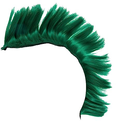 GALPADA 4 Stück Helm Perücke Helm-Spike-Streifen Cosplay-haarteil- Perücke Cosplay Cosplay-helme Farbige Perücken Für Frauen Bunte Perücken Dekoration Roller Hochtemperaturdraht Green