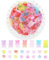 120pcs Kawaii Slime Charms 3D Cute Mini Flatback Nail Gummy Bear Beads Bulk Resin Jewelry Making Candy Embellishments Supplies Multi-Sized Jelly Sugar Heart Star Charms for DIY Cell Phone Scrapbook