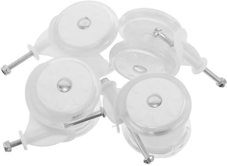 IMIKEYA 4stücke Kunststoff Räder Ersatz Für Kinderwagen Einkaufswagen Radsatz Radzubehör Für Junge Mädchen Walker Räder