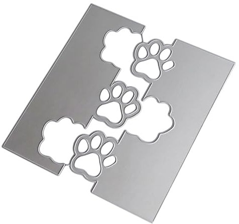 Yooghuge Pfoten Druck Schneiden Stanze Metall Die Cut Prägevorlagen Formen Geschnittene Schablonen Für Scrapbooking Album Card Decoration